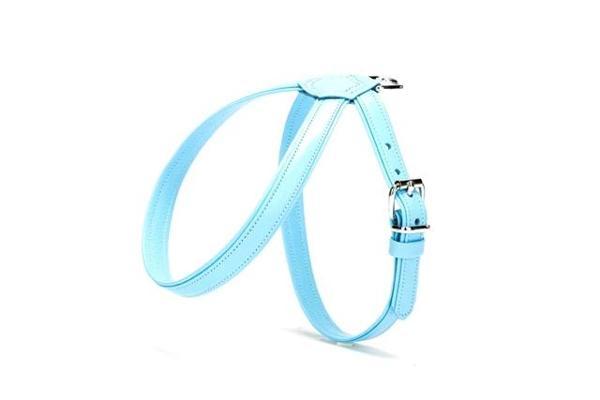 Doggie Flotter El Yapımı Deri Köpek Göğüs Tasması 1,2 x 25 -35 cm Beyaz - Image 1