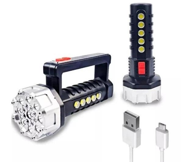 P-17 17+5 Cob Ledli Işıldak Fener - Image 1