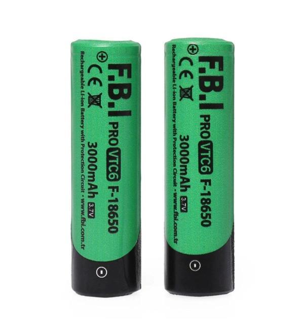 Vtc6 18650 3.7v 3000mah 30a Li-ion Şarjlı Pil + Pil Taşıma Kutusu 2'li Set - Image 1
