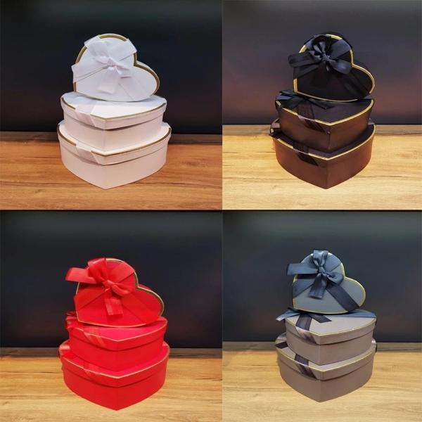 3&039lü Kalp Hediye Kutusu - Image 1