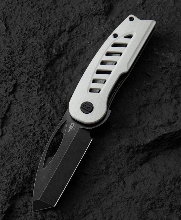 BESTECH EXPLORER BG37E Beyaz G10 Sap D2 Çelik Çakı - Image 1