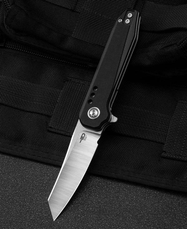 BESTECH SYNTAX BG40A Siyah G10 Sap 14C28N Çelik Çakı - Image 1