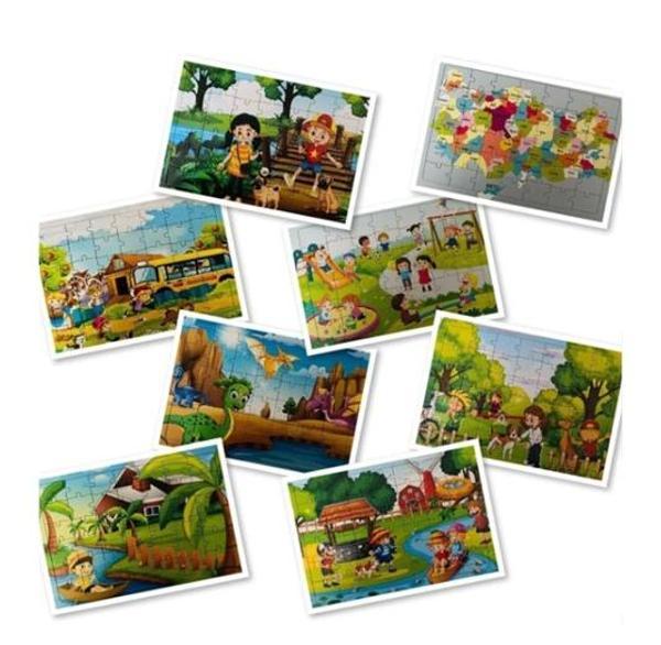 Yıldız Puzzle A3 72 Parça 28X38cm Kaışık yap boz - 3 adet - Image 1