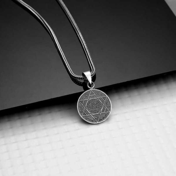 Gümüş Süleyman Mührü Kolye - Image 1