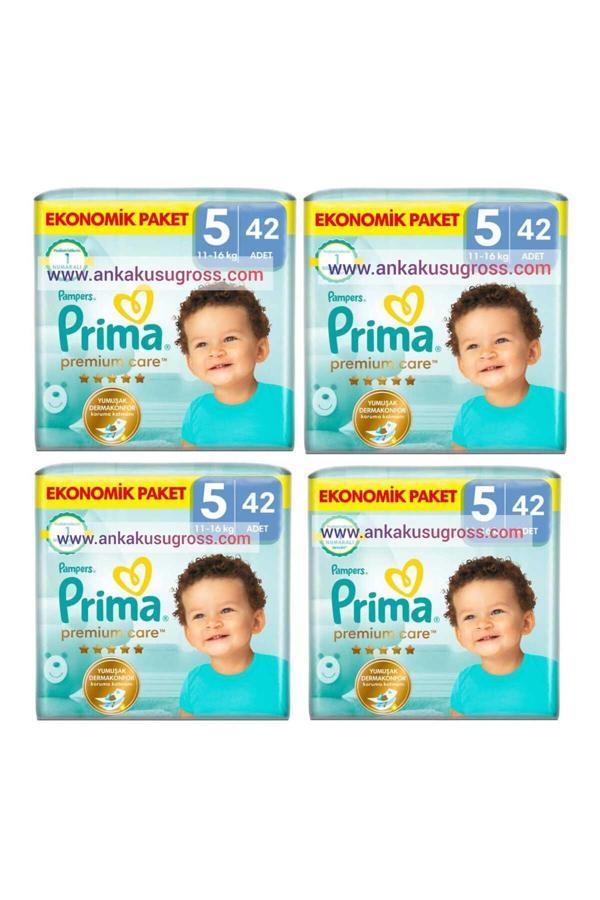 Prima Bebek Bezi Premium Care 5 no 42x4 = 168 Adet - Image 1
