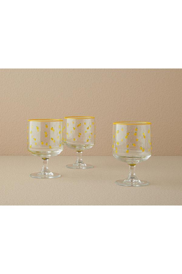 English Home Lemon Blossom Cam 3'Lü Cup Sarı - Image 1