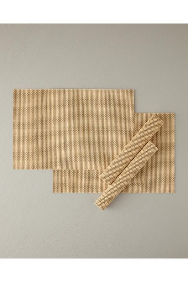 English Home Gola Bambu 4'Lü Amerikan Servis Krem - Image 1