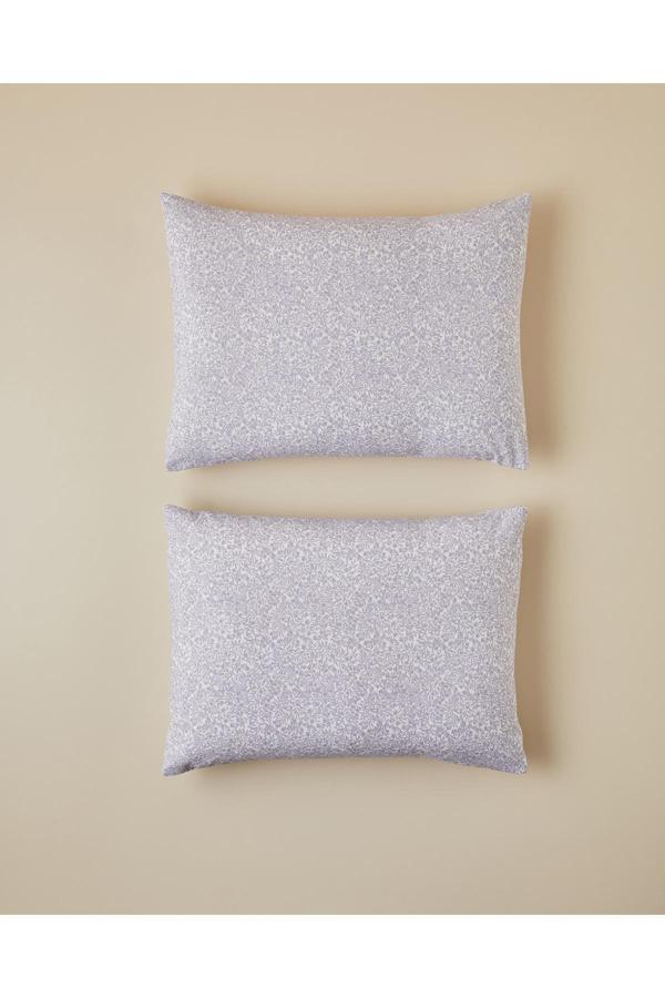 English Home Tımeless Garden Kolay Ütülenir 2'Li Yastık Kılıfı 50X70 Cm Açık Mor - Image 1