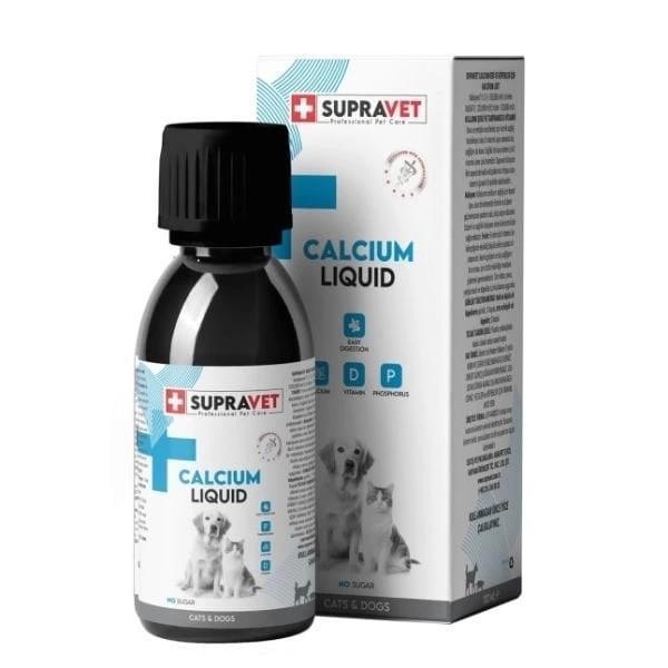 Supravet Calcium Kedi ve Köpekler için Sıvı Kalsiyum Damla 100 Ml - Image 1