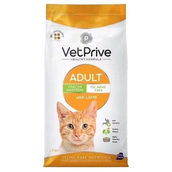 Vet Prive Kuzu Etli Yetişkin Kedi Maması 1.5 Kg - Image 1