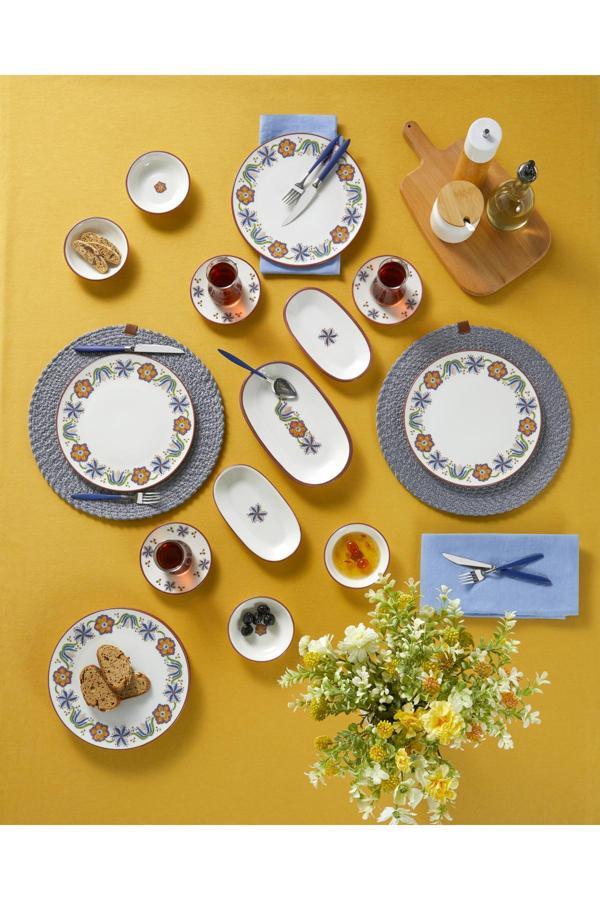 English Home Arno Porselen Kahvaltı Takımı 20 Parça 6 Kişilik Renkli - Image 1