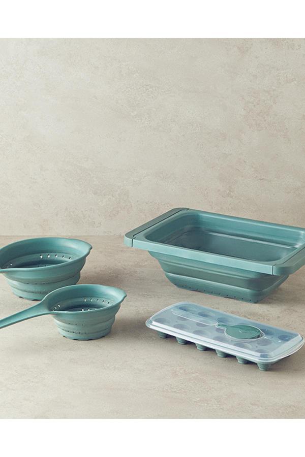 English Home Mixed Shapes Plastik Mutfak Gereci Yeşil - Image 1