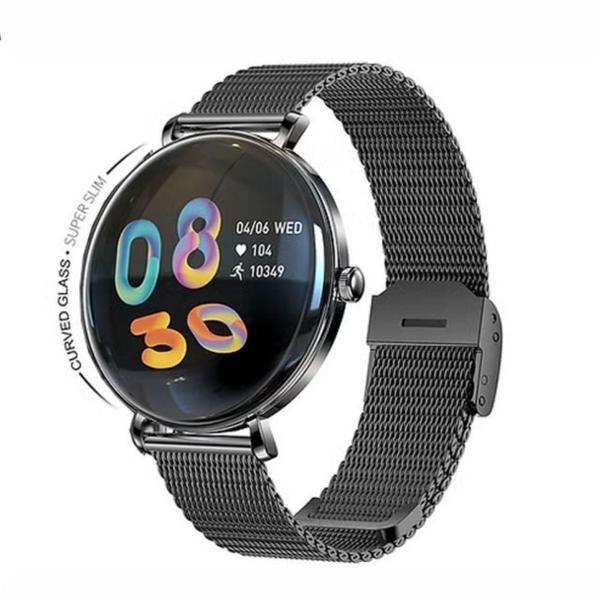 Haino Teko Amoled Ekran Super Slim Tasarım WaterProof 3 Kordonlu Akıllı Saat Siyah Teko18 - Image 1