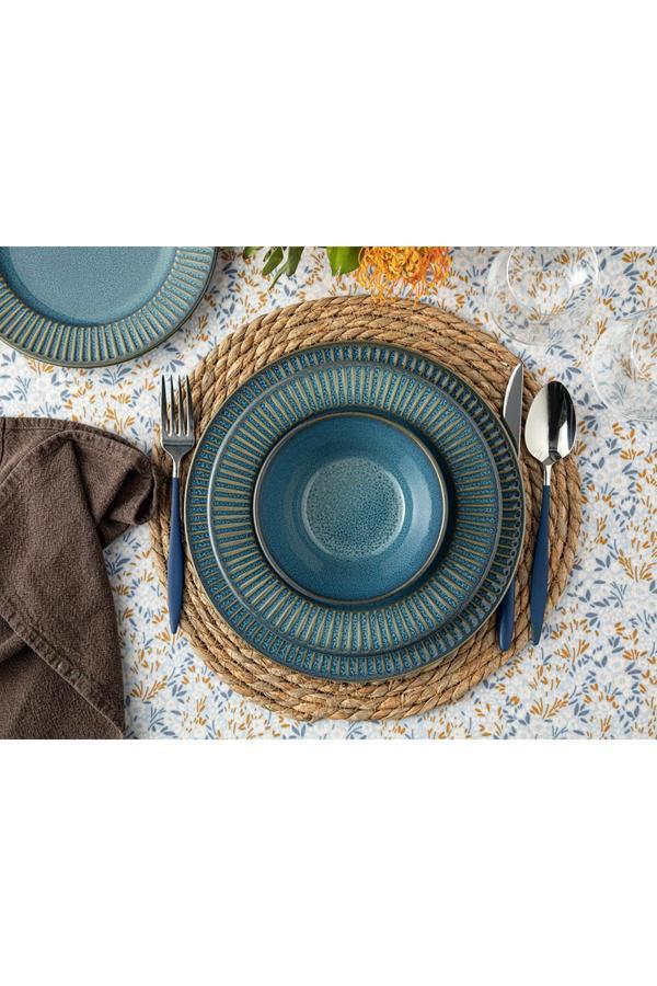 English Home Dentro Seramik 4 Kişilik Yemek Takımı Mavi - Image 1
