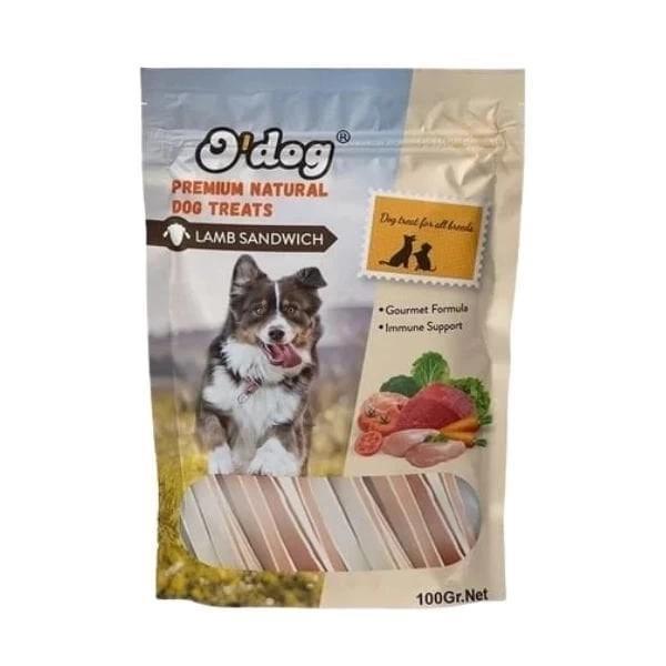 O Dog Kuzu Etli Sandwich Köpek Ödül Maması 100 Gr - Image 1