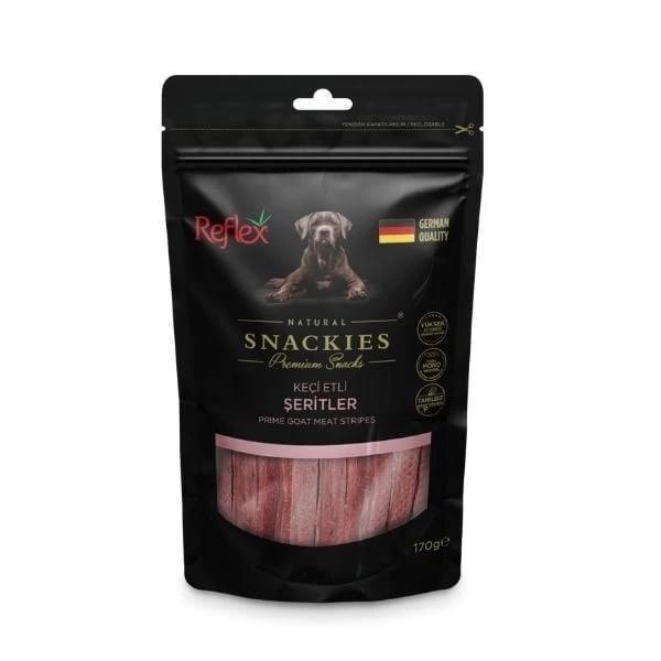 Reflex Snackies Natural Keçi Etli Şerit Tahılsız Köpek Ödül Maması 170 Gr - Image 1