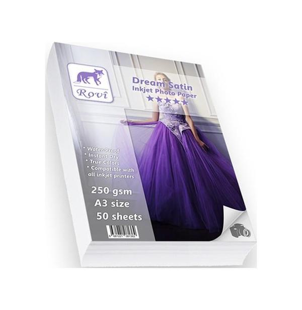Rovi Dream Satin Fotoğraf Kağıdı 240Gsm 50Yp A3 - Image 1