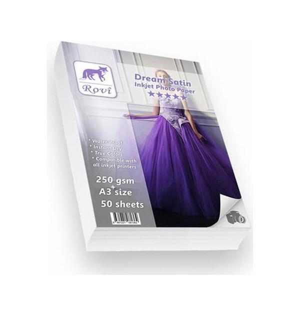 Rovi Dream Satin Fotoğraf Kağıdı 240 Gsm 50 Yaprak A3+ - Image 1