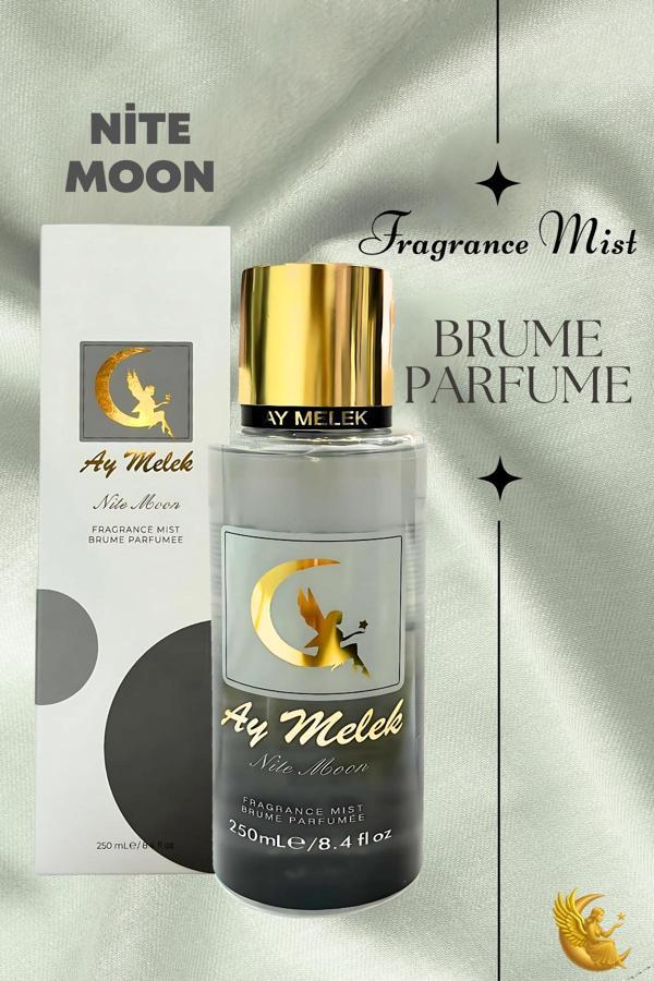 Aymelek Vücut Spreyi Body Mist Günboyu Ferahlık (Nite Moon) - (Odunsu Süet) - Image 1