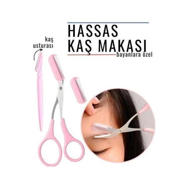Turk Taraklı Kaş Makası Kaş Düzeltme Bakım Makası 717451 - Image 1