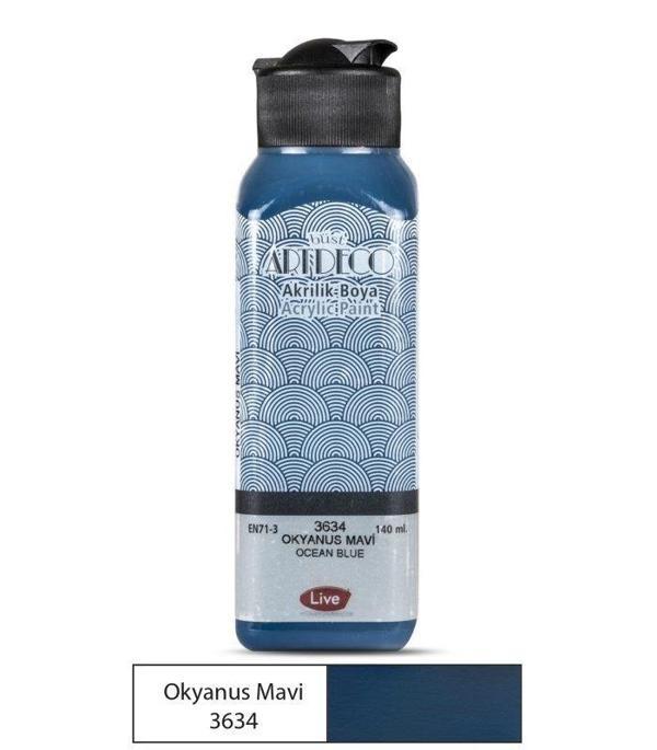 Supertrend Akrilik Boya 140 ml. 3634 OKYANUS MAVİ - Image 1