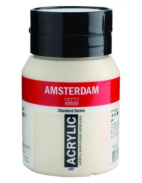 Supertrend Amsterdam Akrilik Boya 500 ml. 289 Titanium Buff Light - Image 1