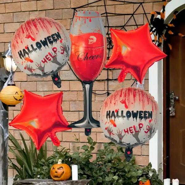 Halloween Folyo Balon Seti - Korkunç Kadeh - Image 1