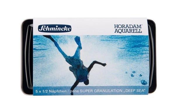 Supertrend Horadam Aquarell Taş Tablet Sulu Boya Seti Supergranulation Deep Sea Yarım Tablet 5 Renk  - Image 1