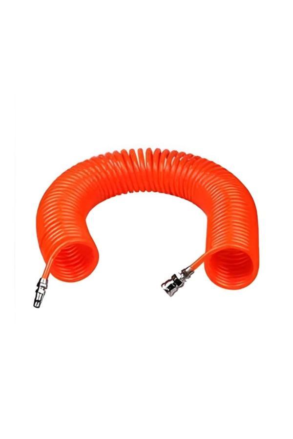 Brati Hand Tools 5X8 Kompresör 15 M Spiral Hava Hortumu Poliüretan - Image 1