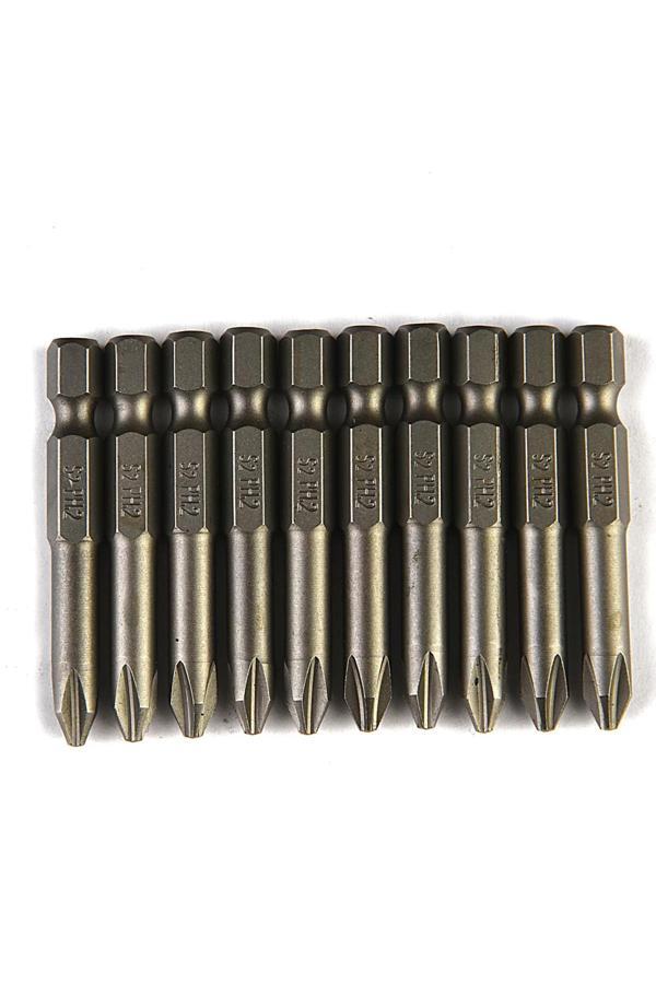 Brati Hand Tools Okr Ph2X50Mm Bits Uç Tornavida Ucu S2 Çelik 10 Adet - Image 1
