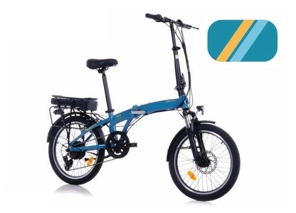 CORELLİ BROSTER ELEKTRA ELEKTRİKLİ KATLANIR BİSİKLET 27CM FREN VB-MD 20 JANT 7 VİTES YEŞİL - Image 1