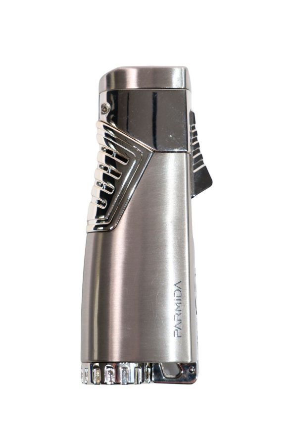 Parmida 3 Torch Pürmüz Gümüş Puro Çakmağı - Image 1