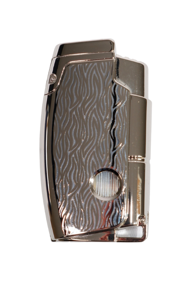 Parmida Çift Torch Pürmüz Gunmetal Puro Çakmağı - Image 1