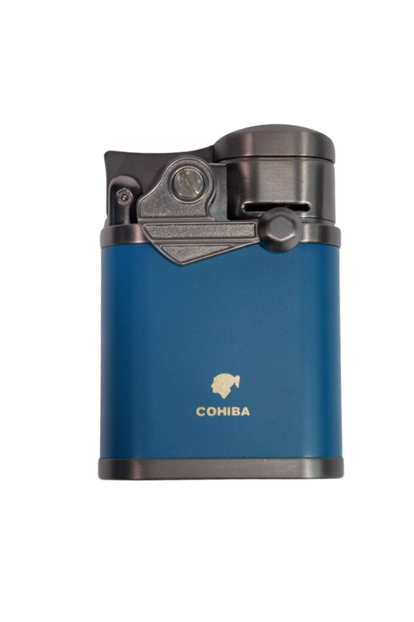Cohiba 4 Torch Pürmüz Mavi - Gunmetal Puro Çakmağı - Image 1