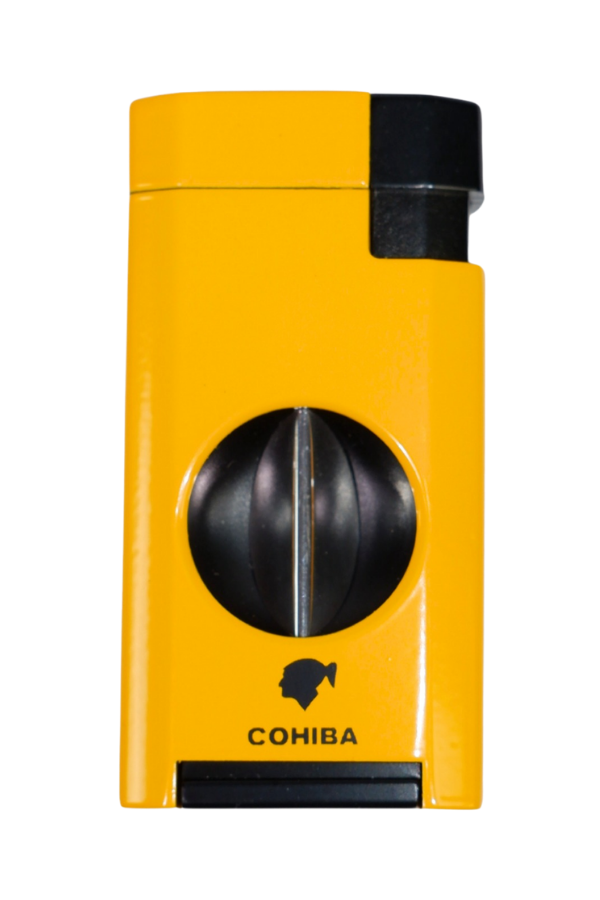 Cohiba Çift Torch Pürmüz Sarı Puro Çakmağı - Image 1