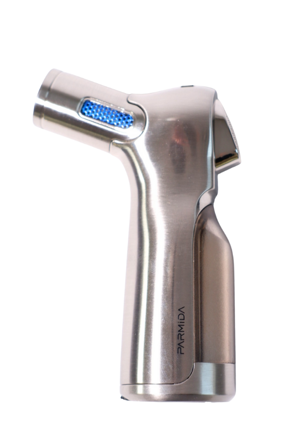 Parmida 4 Torch Pürmüz Gümüş Masa Tipi Puro Çakmağı - Image 1