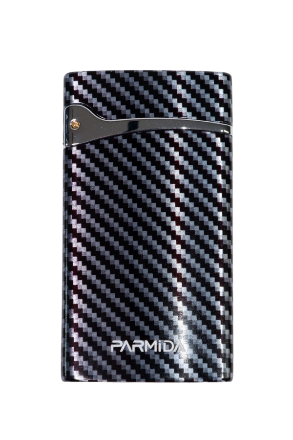 Parmida Perde Alev Siyah Karbon Desenli Puro Çakmağı - Image 1