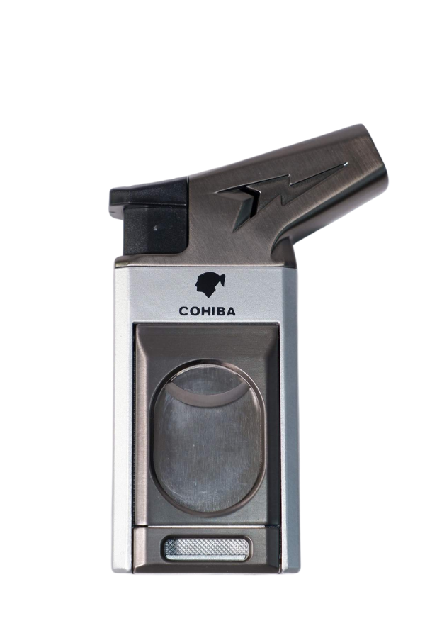 Cohiba Tek Torch Pürmüz Gümüş Puro Çakmağı - Image 1