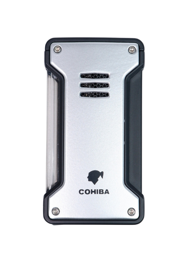 Cohiba Tek Torch Pürmüz Gümüş Puro Çakmağı - Image 1