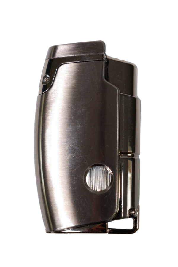 Parmida Çift Torch Pürmüz Gunmetal Puro Çakmağı - Image 1