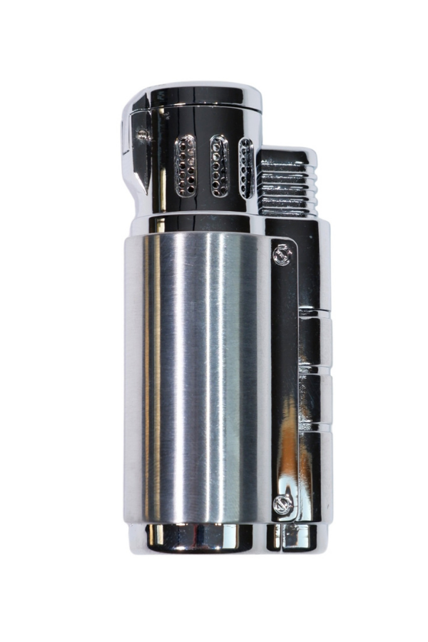 Parmida 3 Torch Pürmüz Gümüş Puro Çakmağı - Image 1