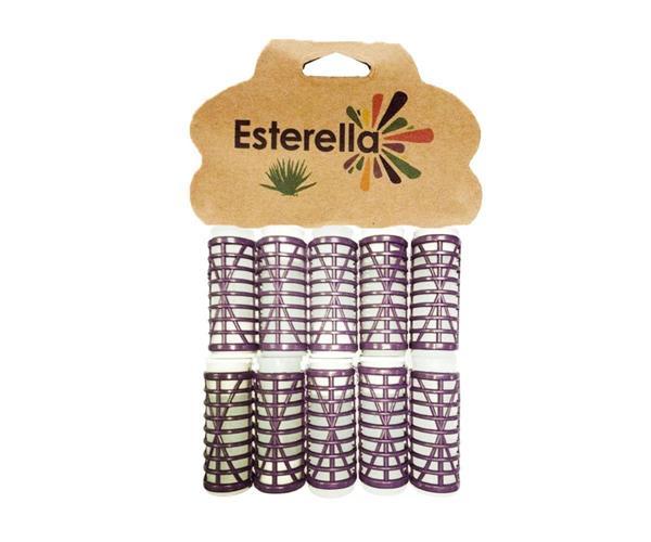 Esterella Isıtmalı Bigudi - Mor - Image 1