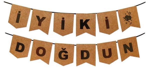 FLAMA İYİKİ DOĞDUN NATUREL KRAFT 1 ADET - Image 1