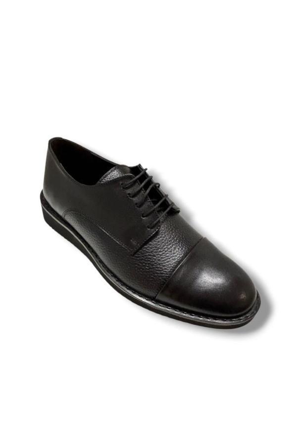 Cakgo 2142-26 Hakik Deri Anatomik Eva Taban Bağcıklı  Erkek Ayakkabı - Image 1