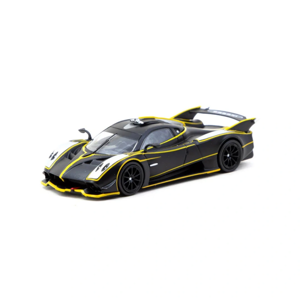 Tarmac Works 1/64 Pagani Huayra R Matt Black / Silver - Image 1