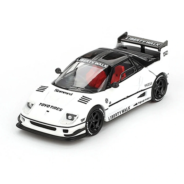 Mini GT 1/64 Mazda AZ-1 Liberty Walk LB40 White 2024 Tokyo Auto Salon - Image 1