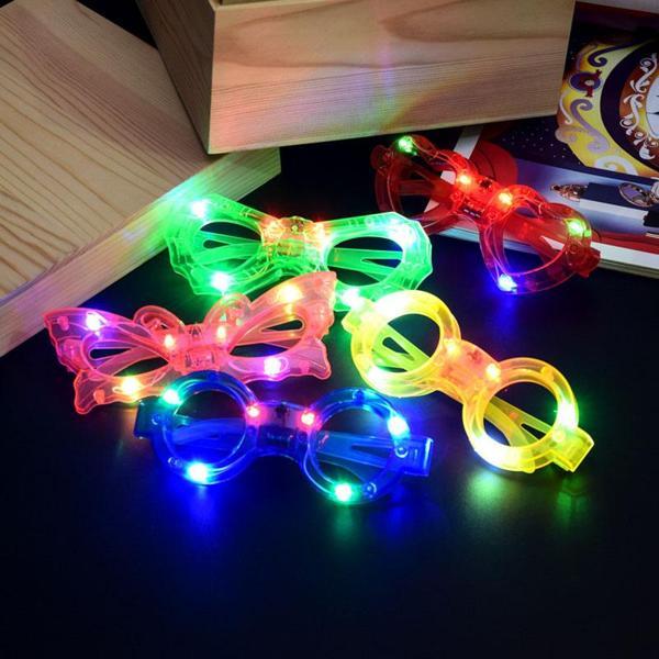 Led Işıklı Karışık 6 Model Yanar Söner Parti Gözlüğü 6 Adet - Image 1