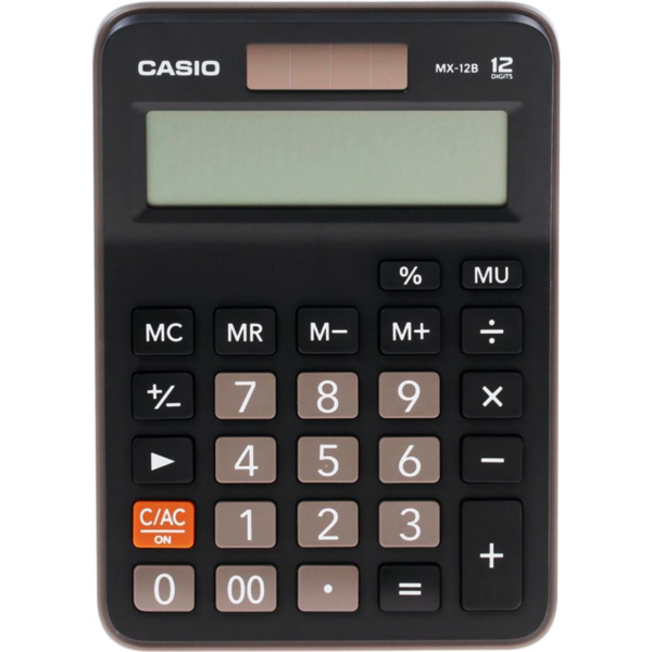 Casıo Hesap Makinesi Masaüstü Mx-12B-Bk 12 Hane - Image 1