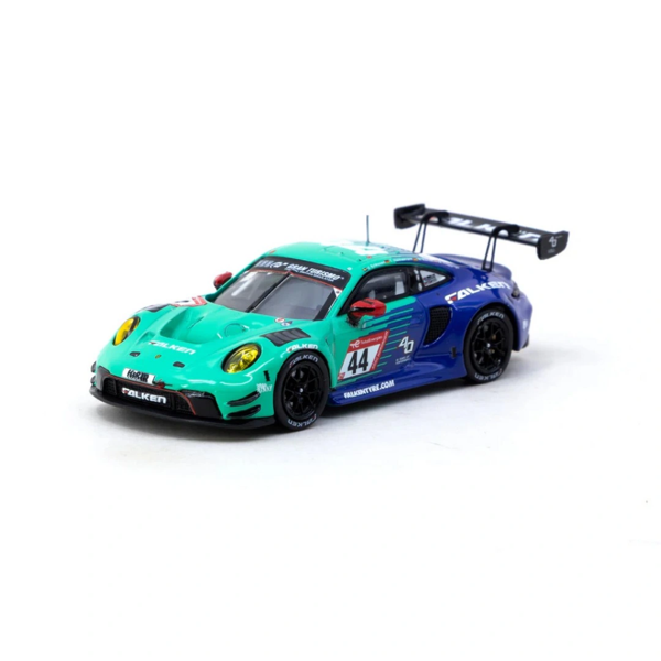 Tarmac Works X iXO Models 1/64 Porsche 911 GT3 R Nürburgring 24h 2023 #44 - Image 1
