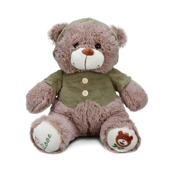 Sunman Puffy Friends T-Shirtlü Sevimli Peluş Ayı 43 cm - Image 1